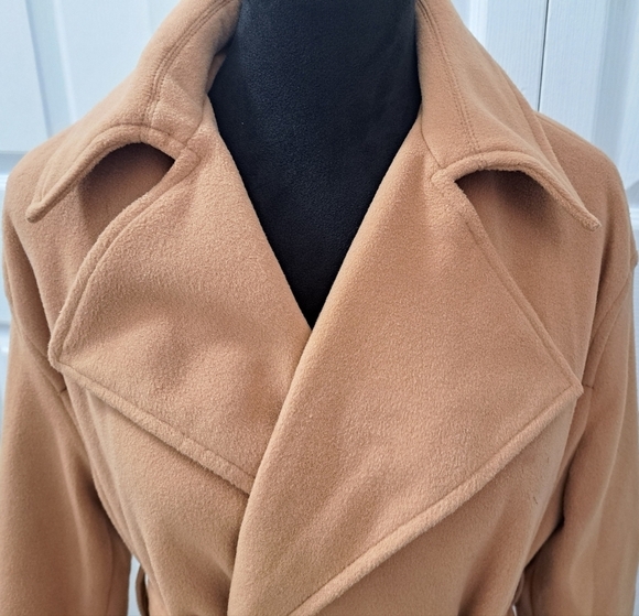 Nordstrom Love Tree Camel Wrap Coat Size S - Picture 2 of 11